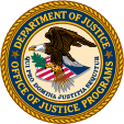 Department of Justice Office of Justice Programs round seal logo